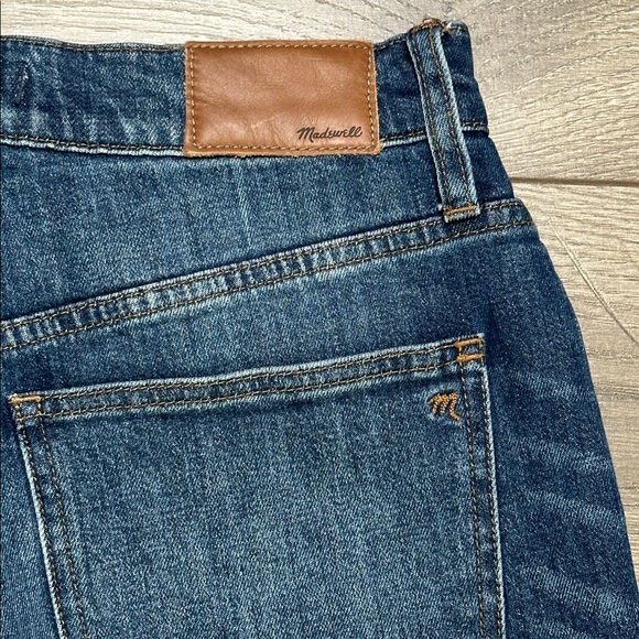 Madewell The Perfect Vintage Button Fly Crop Stretch Blue Jeans Size‎ 28 - Picture 5 of 11